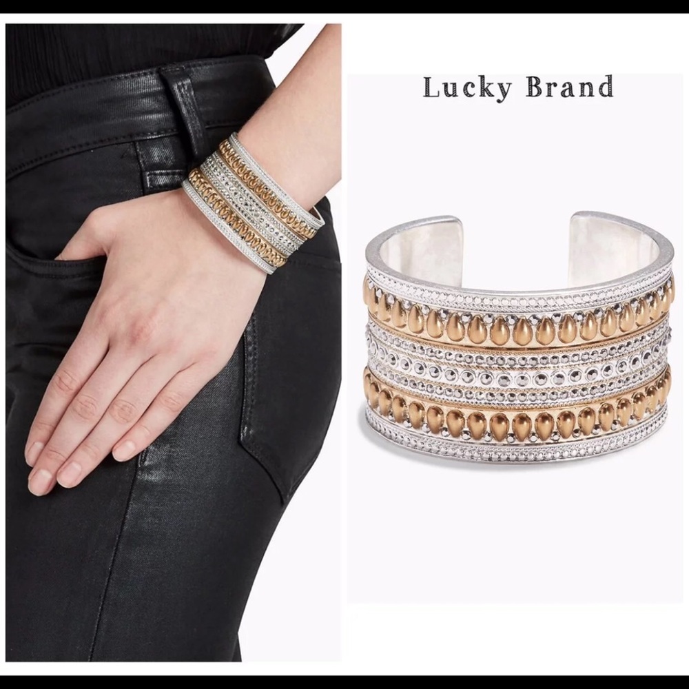 lucky brand Tribal Pave Cuff Bracelet